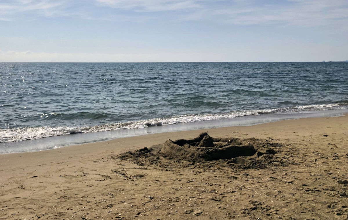 Sandburg / Strand in Latina
