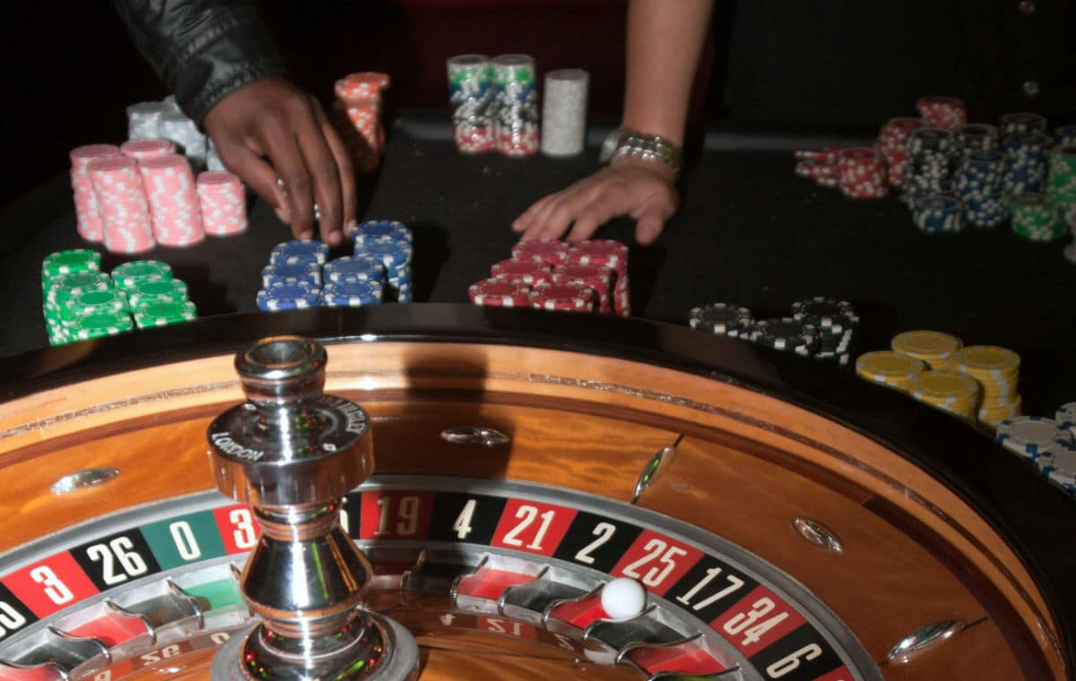 Roulette-Spiel im Casino